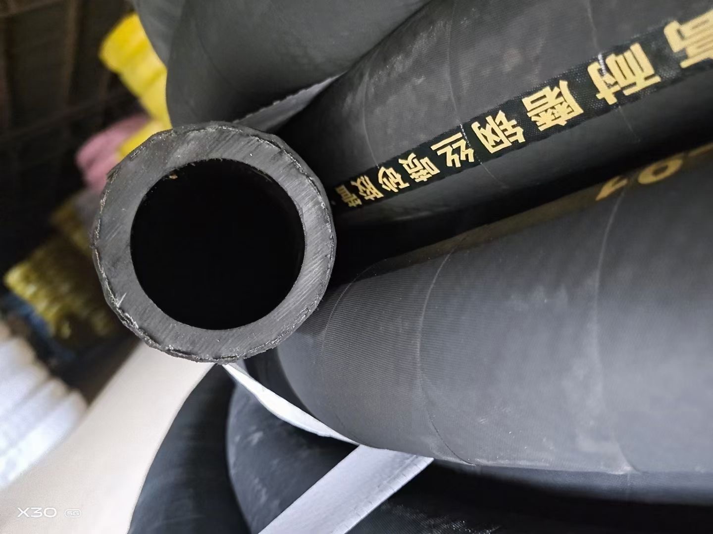 喷浆橡胶管施工现场视频