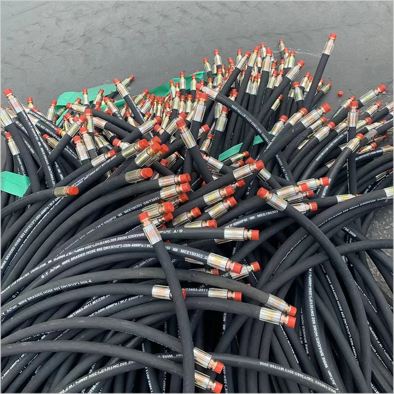 钢丝缠绕液压胶管视频